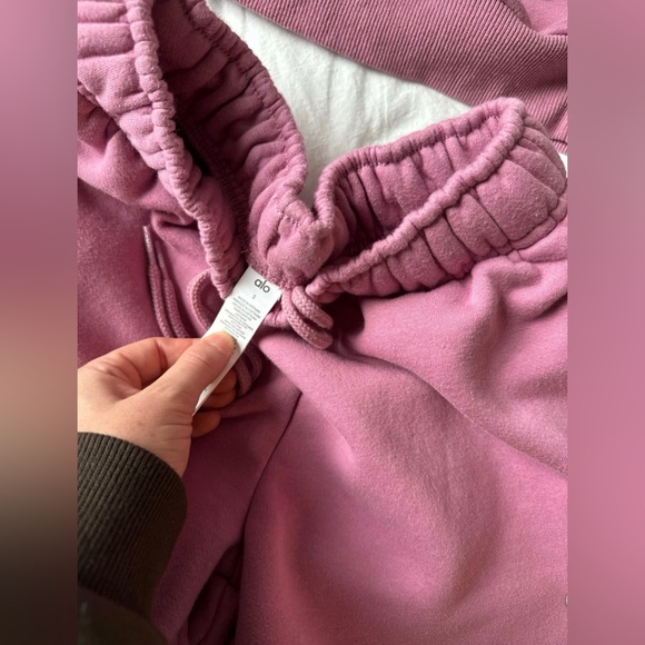 Alo Pink Wild Rose Set (size small)
Cropped Accolade crewneck & accolade shorts - Picture 4 of 4